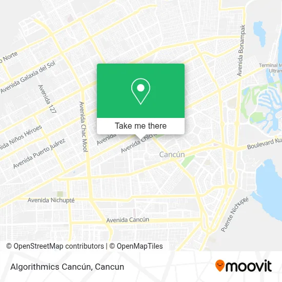 Algorithmics Cancún map