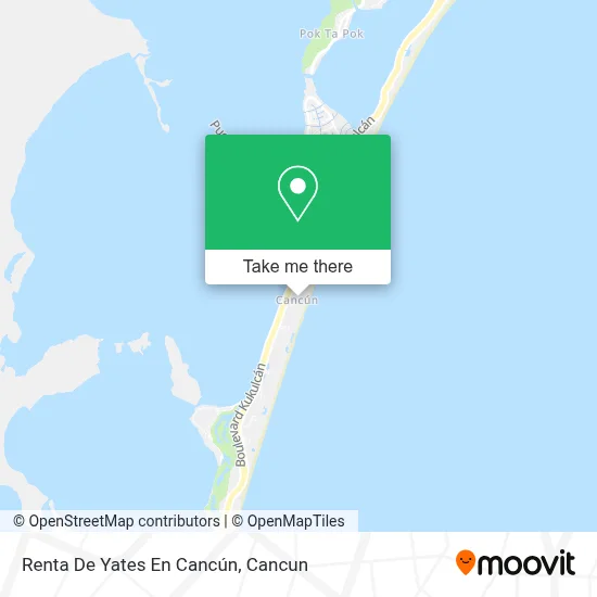 Renta De Yates En Cancún map