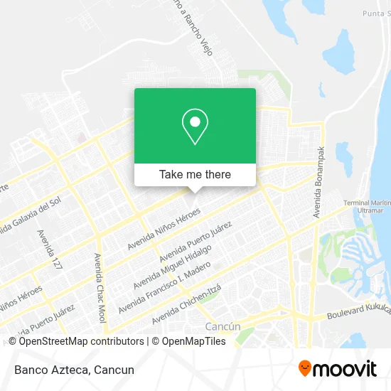Banco Azteca map