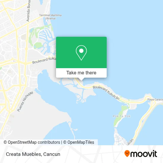 Creata Muebles map