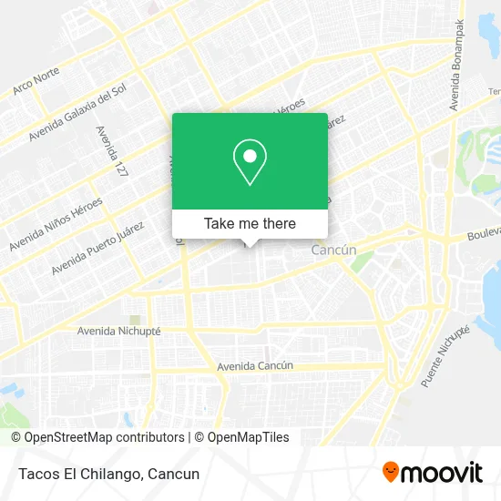 Tacos El Chilango map
