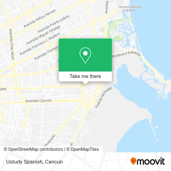 Ustudy Spanish map