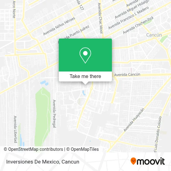 Inversiones De Mexico map