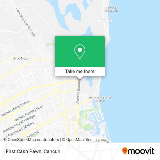 First Cash Pawn map