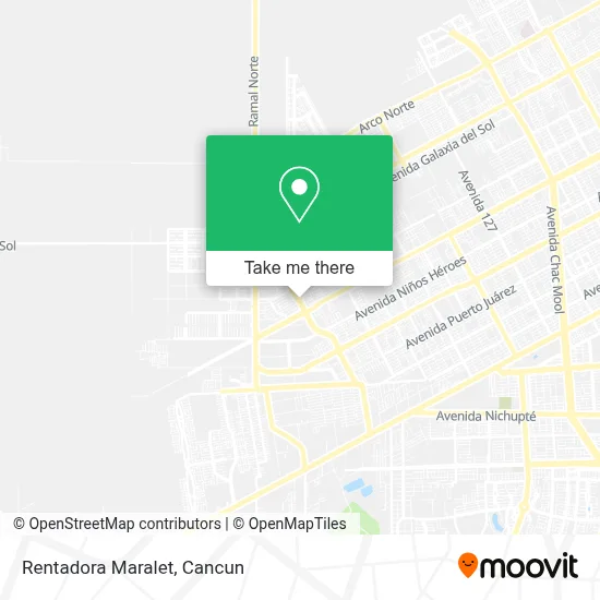 Rentadora Maralet map