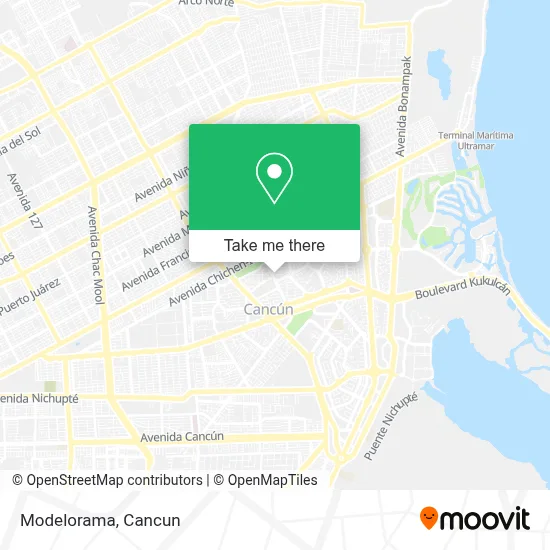 Modelorama map