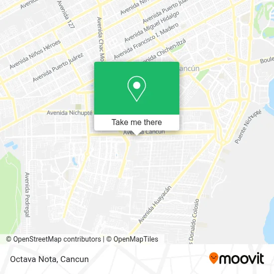 Octava Nota map