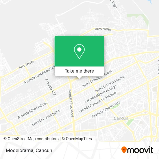 Modelorama map