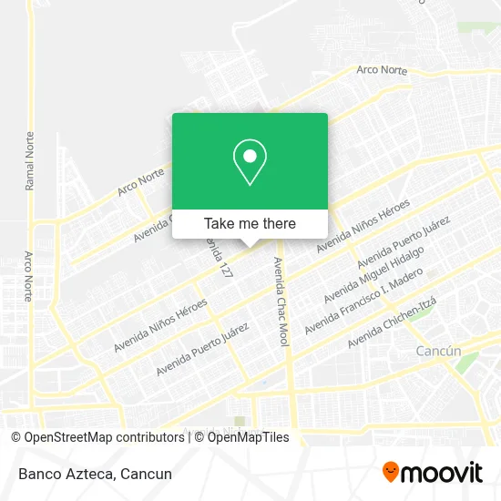 Banco Azteca map