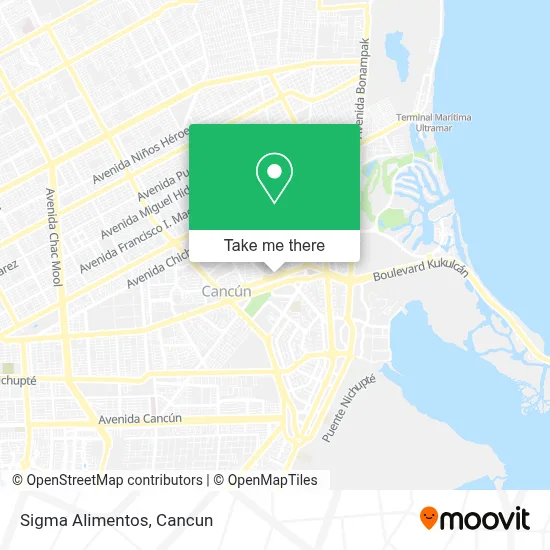 Sigma Alimentos map