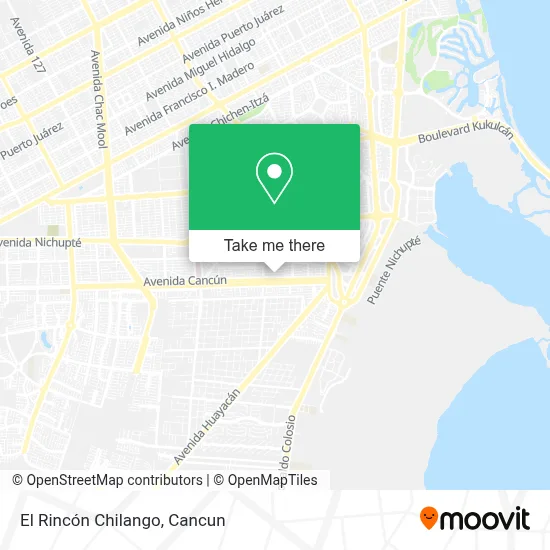 El Rincón Chilango map