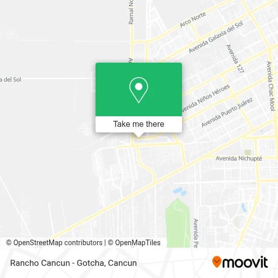 Rancho Cancun - Gotcha map