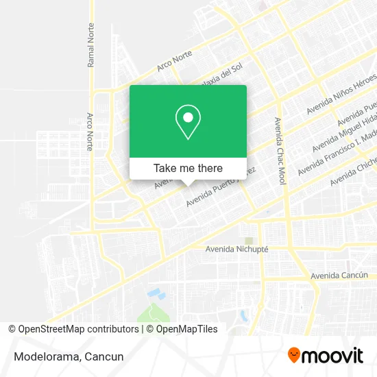Modelorama map