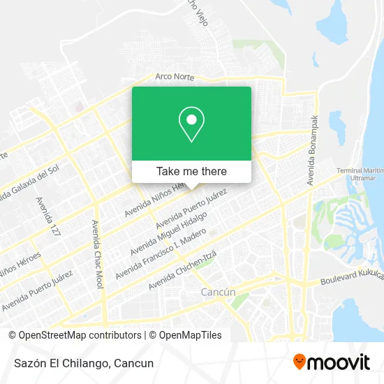 Sazón El Chilango map