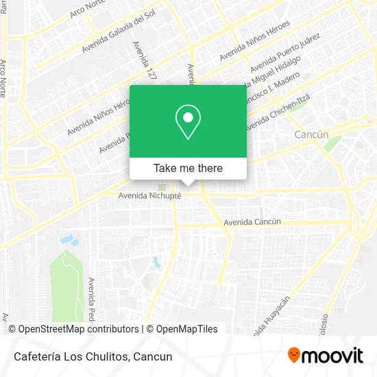 Cafetería Los Chulitos map