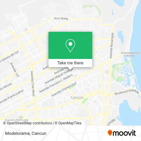 Modelorama map