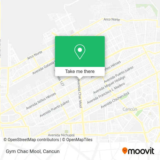 Gym Chac Mool map