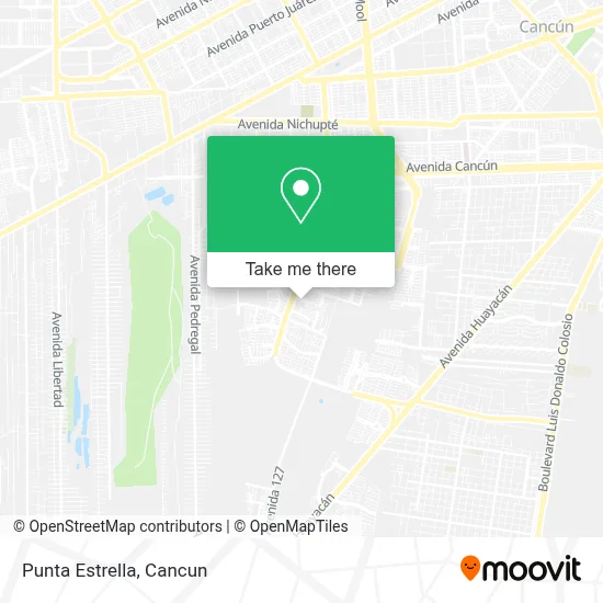 Punta Estrella map