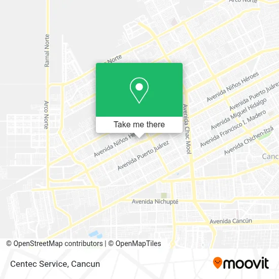 Centec Service map
