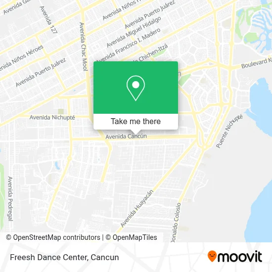 Freesh Dance Center map