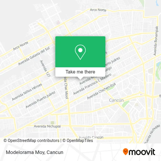 Modelorama Moy map