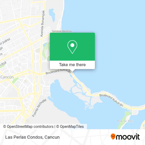 Las Perlas Condos map