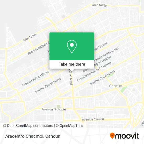 Aracentro Chacmol map