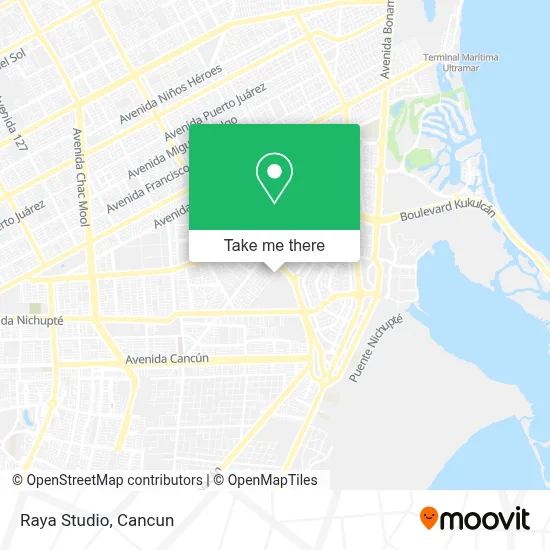 Raya Studio map