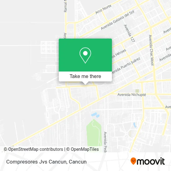 Compresores Jvs Cancun map
