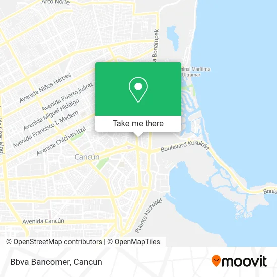 Bbva Bancomer map