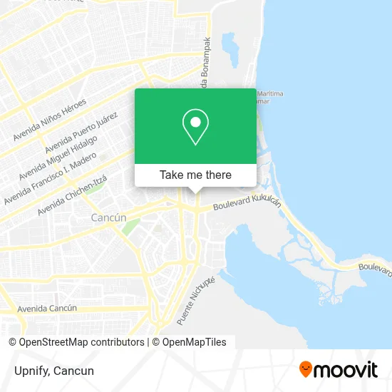 Upnify map