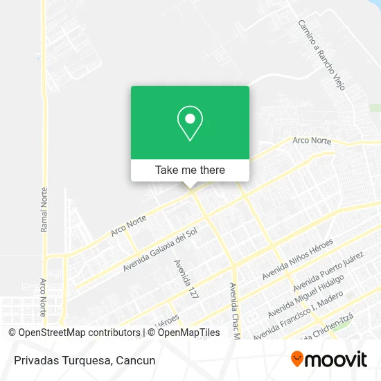 Privadas Turquesa map