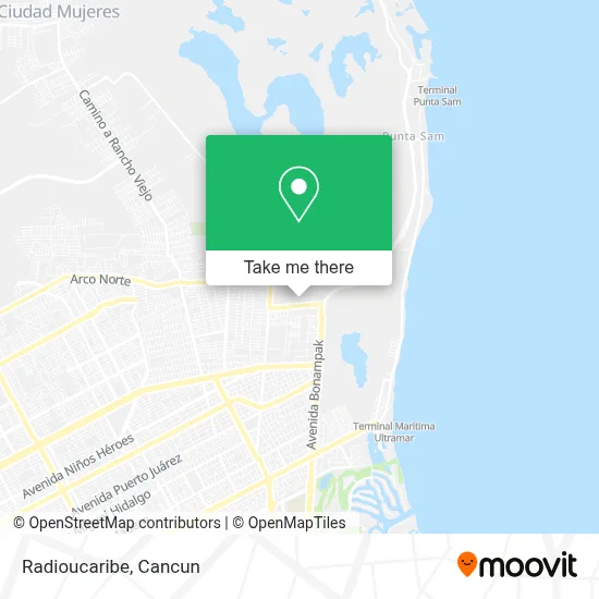 Radioucaribe map