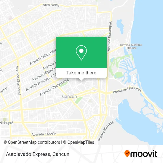 Autolavado Express map