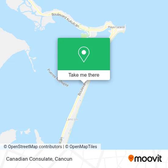 Canadian Consulate map