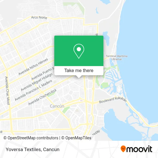 Yoversa Textiles map