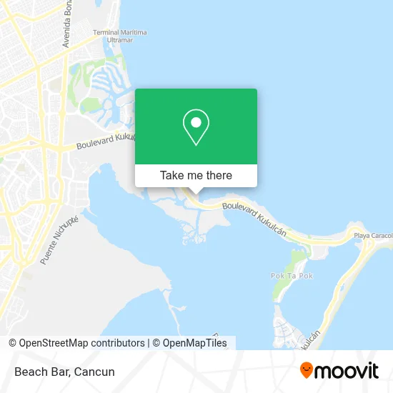 Beach Bar map