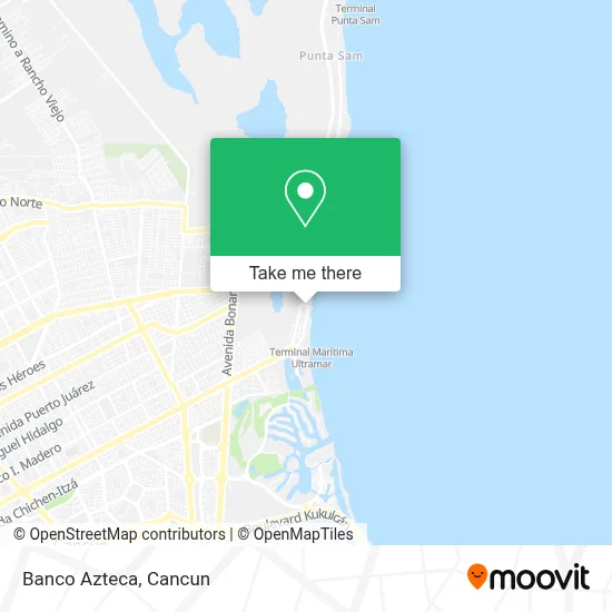 Banco Azteca map