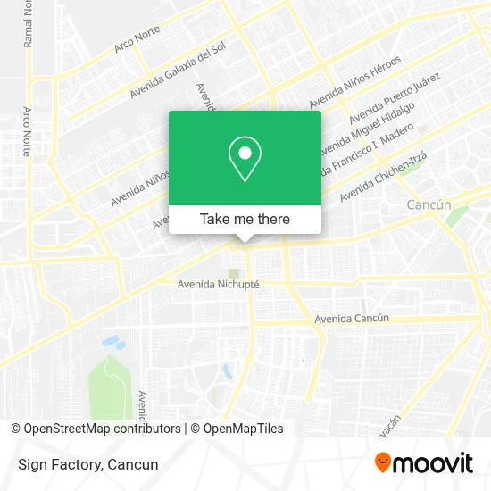 Sign Factory map