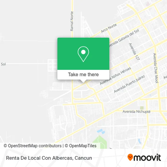 Renta De Local Con Albercas map