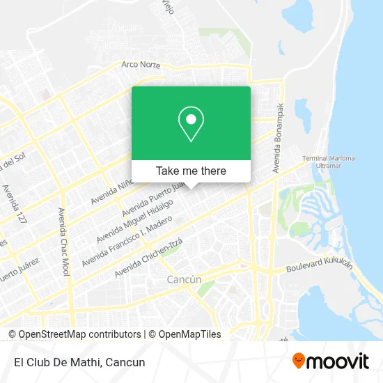 El Club De Mathi map