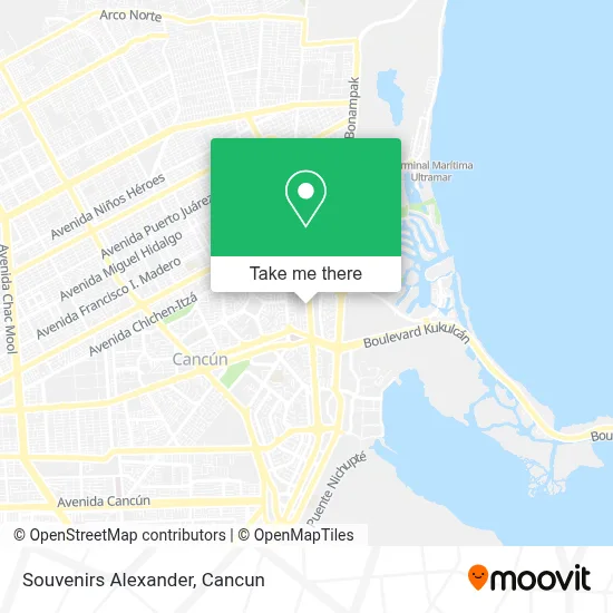Souvenirs Alexander map