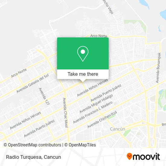 Radio Turquesa map