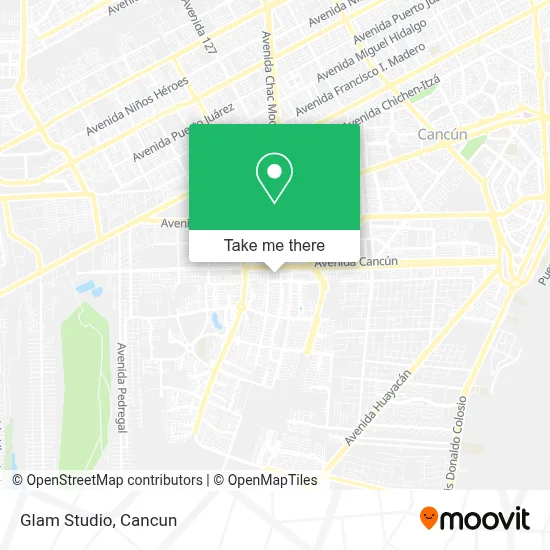 Glam Studio map