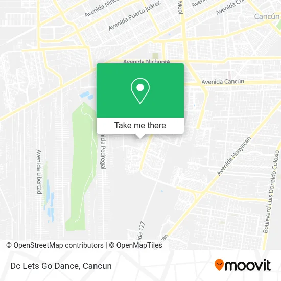 Dc Lets Go Dance map