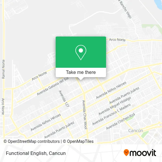 Functional English map