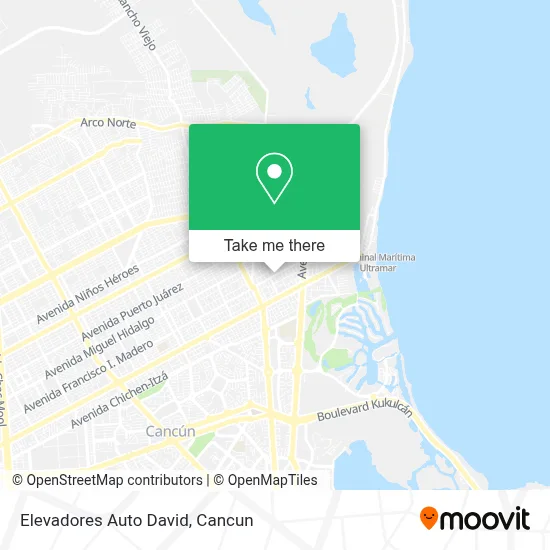 Elevadores Auto David map