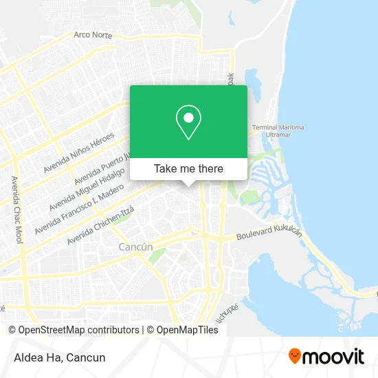 Aldea Ha map