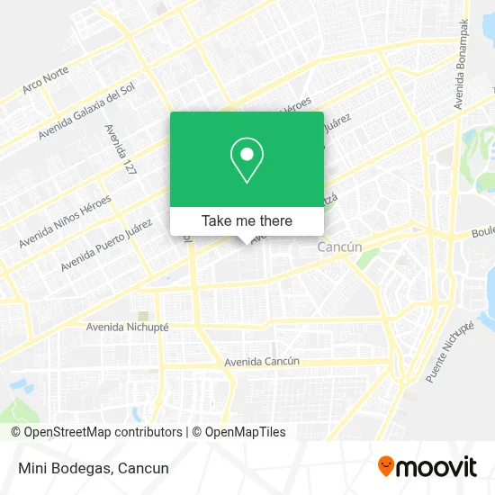 Mini Bodegas map