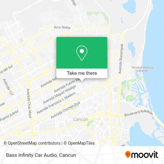 Bass Infinity Car Audio map